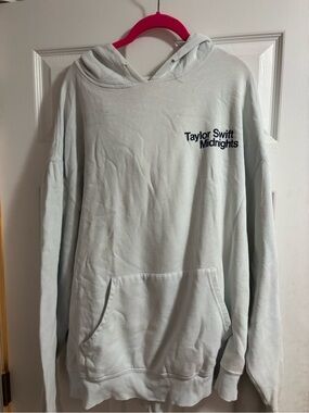 Taylor Swift Midnights Light Blue Hoodie Sweatshirt